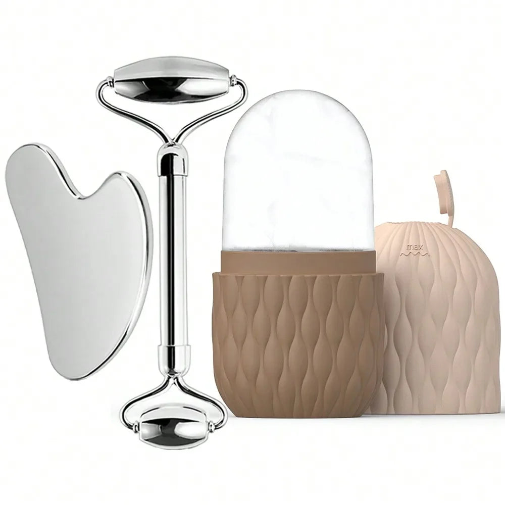 Rouleau & Gua Sha – Peau Raffermie 3-en-1