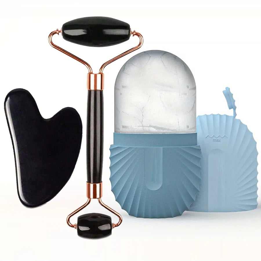 Rouleau de Glace & Gua Sha – Soin Visage