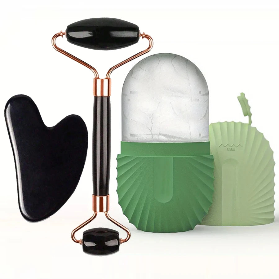 Rouleau de Glace & Gua Sha – Soin Visage