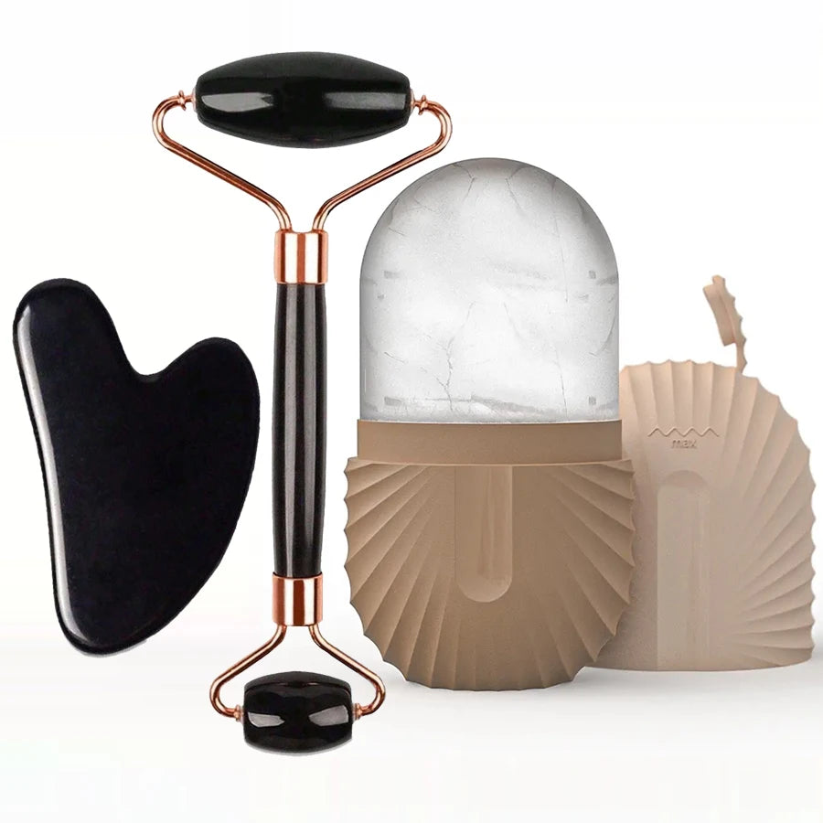 Rouleau de Glace & Gua Sha – Soin Visage