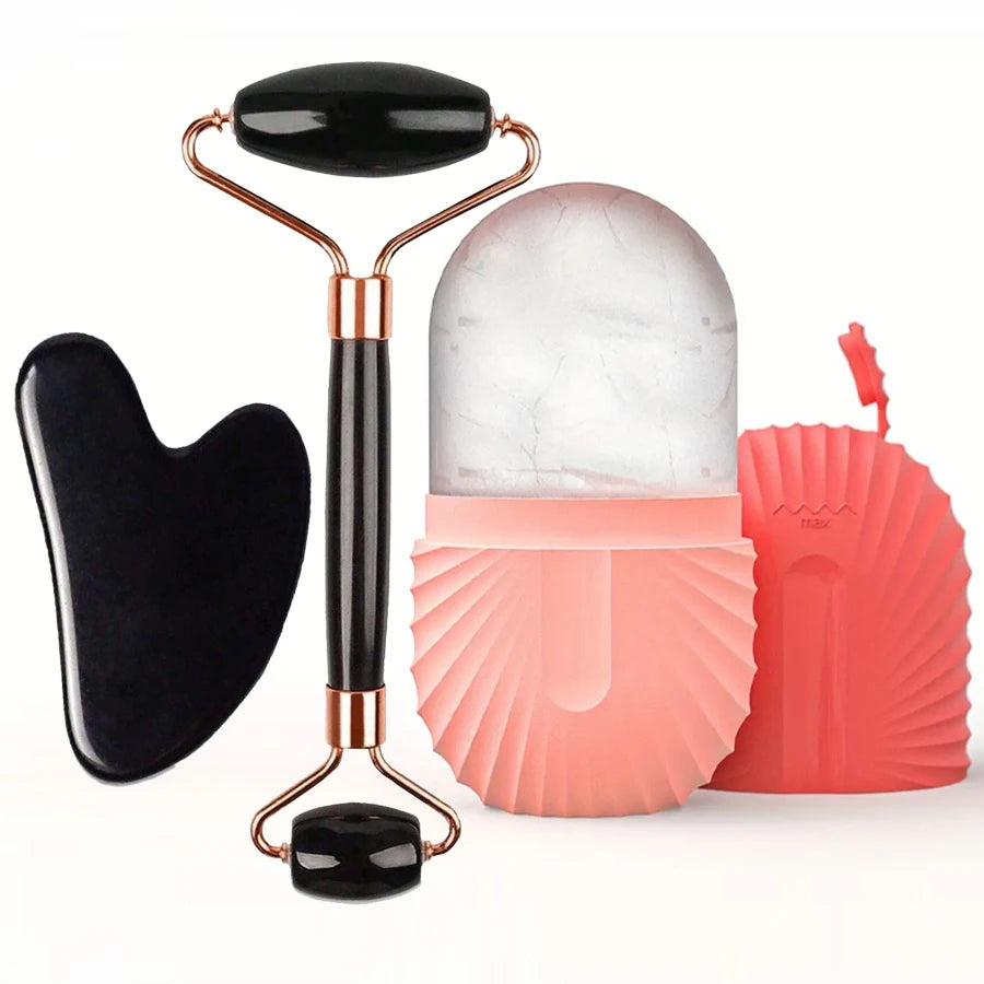 Rouleau de Glace & Gua Sha – Soin Visage