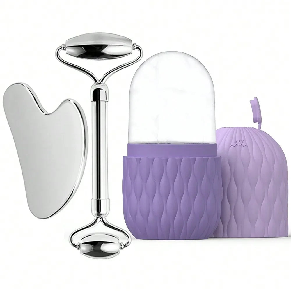 Rouleau & Gua Sha – Peau Raffermie 3-en-1